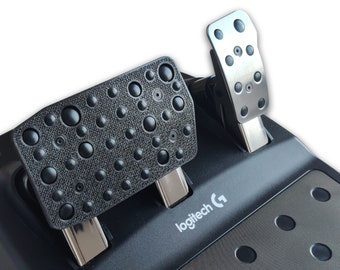 Podwójny pedał sprzęgła hamulca Logitech G25 / G27 / G29 / G920 w tym gumowe nóżki 3 M (naprawdę antypoślizgowe)