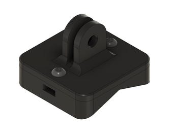 Action Camera GoPro mount for Philips Hue Play LED, with screws&nuts