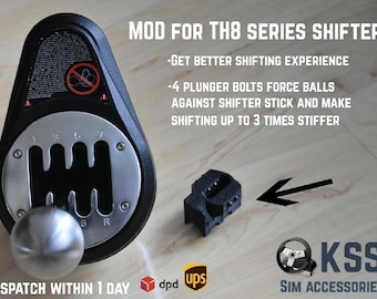 MOD for Thrustmaster TH8 series shifter TH8A & TH8RS -improve shifting feel!