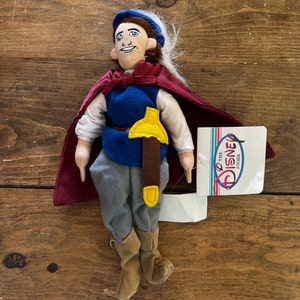 Snow White Prince Disney Vintage Bean Bag Plush Collectible Doll