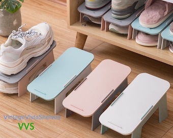 Smart Storage Solution: Hanging Shoe Organizer with Unique Double-Layer Design - Creative and Simple Shoe Cabinet Rack in 4 Stylish Colors