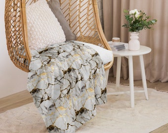 Manta de sofá de mármol/manta de peluche/colcha/manta envolvente/manta cómoda