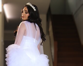 BUTTERFLY STYLE Luxury Bridal/Maternity Robe