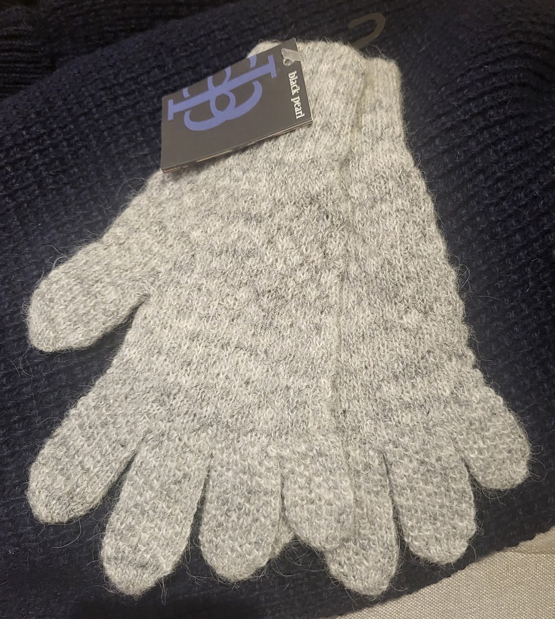 Grey Woollen Gloves 100 Icelandic Wool Etsy UK