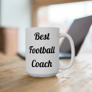 Best Football Coach Coffee Mug, Ceramic Colored Mug, Football Player Gift, Sports Coffee Mug, Football Fan, Football Lover, Football Coach