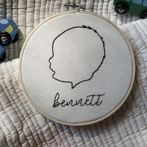 Custom silhouette hoop