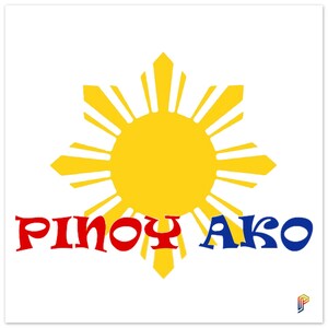 Pinoy Ako en cartel de papel mate premium