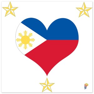 Póster de orgullo filipino en papel mate de primera calidad