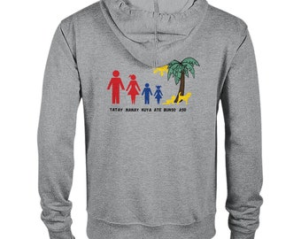 Philippine Family on Men's Zip Hoodie