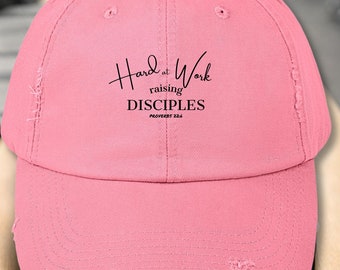 Regalo para mamá, regalo para ella, gorra cristiana, regalo cristiano, gorra para papá, gorra religiosa, gorra de Raising Disciples, gorra de béisbol, cristiano conservador