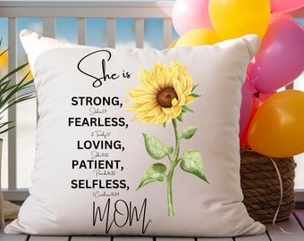 Throw Pillow,Christian Pillow,Faith Pillow,Bible Verse Quote,Religious Decorative Pillow,God Says You Are Pillow,Mother's Day Gift,Mom Gift