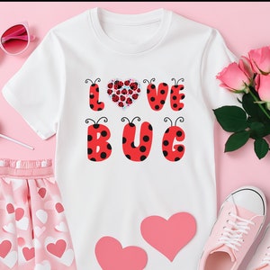 Cute Valentines Day Shirt,Love Bug Tee,Valentine&#39;s Day Kids Shirt,Kids Valentine&#39;s Day Tshirt,Little Love Bug Tee,Love Bug Valentine Shirt