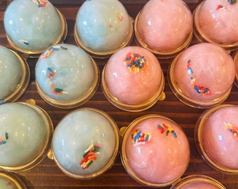 Cotton Candy Bomb mit Streuseln oder essbarem Glitzer / Gender Reveal / Brautdusche / Partygeschenke
