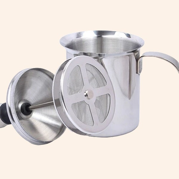 Manual Stainless Steel Milk Frother