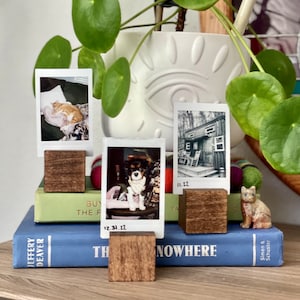 Woodland Wonders: Handmade Wooden Photo Holder