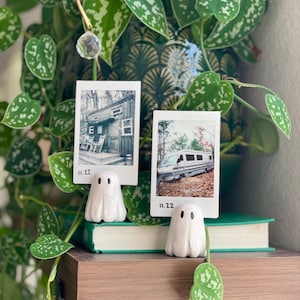 Spooky Spirits: Handmade Clay Photo Holder