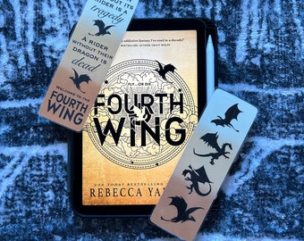 Fourth Wing Bookmark | Rebecca Yarros | Laminated Bookmark | Booktok