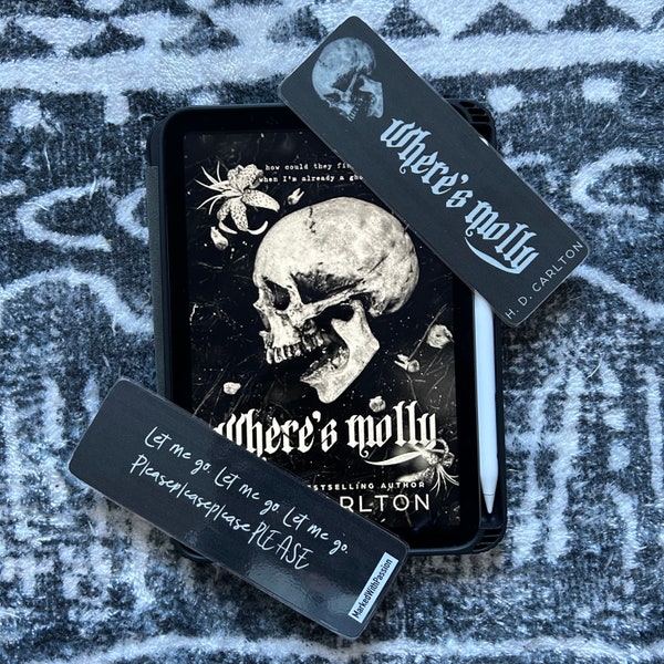 Where's Molly? Bookmark | LICENSED H.D. Carlton Merch | Hunting Adeline | Double Sided Bookmark | Laminated Bookmark