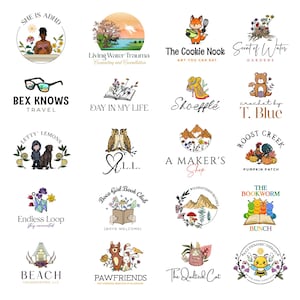 Custom Hand Drawn Logo, Logo Design, Logo Design Custom For Business, Logo Design, Business Logo Design, Logo, Photography Logo