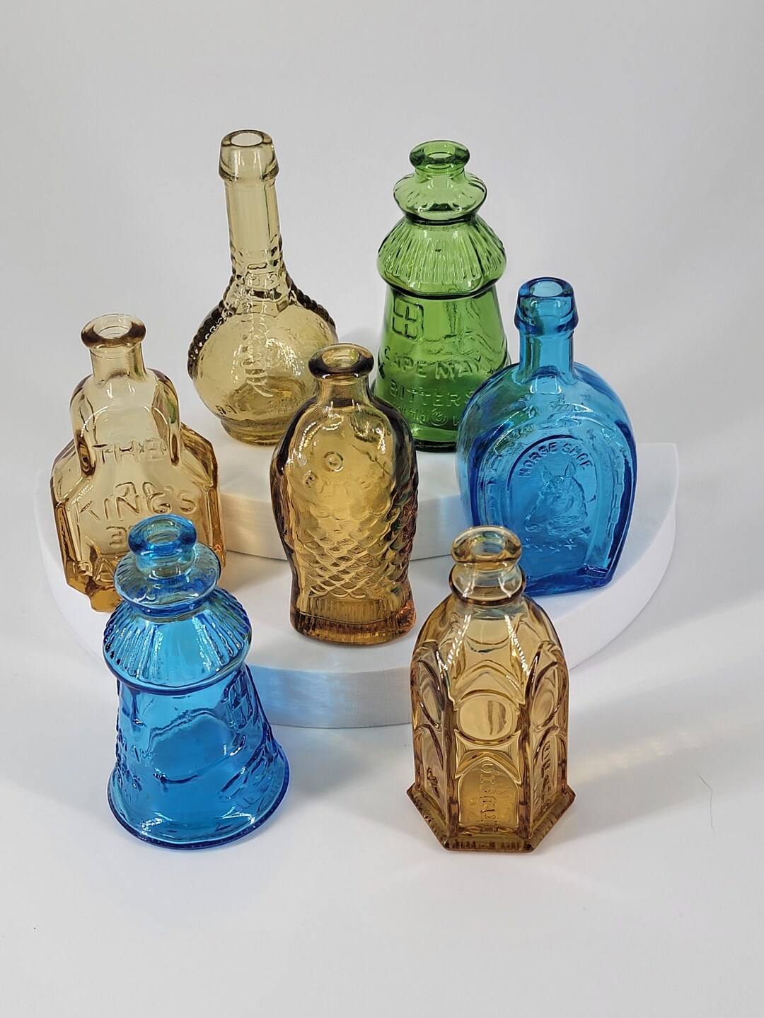 Vintage Wheaton Bitter Bottles Lot of 7 Etsy