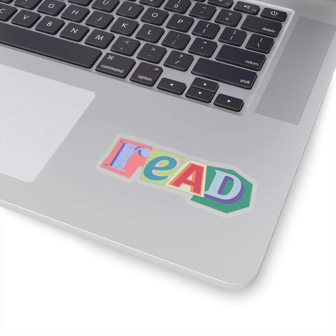 Reading Ransom Note Letters Cute Bookish Sticker, Book Lover Sticker ...