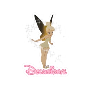 Fantasy Tinker Fairy Kiss-Cut Stickers, Peter Pan, Tinker Bell Decals, Laptop Decal, Water Bottle Sticker, Planner Art, Scrapbook Supplies