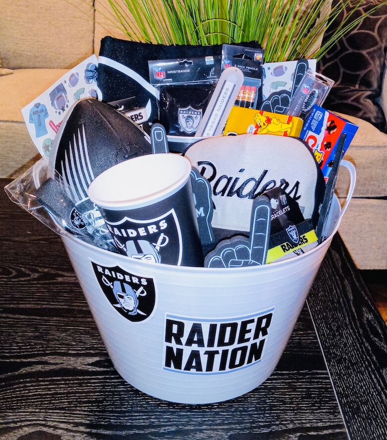 Raiders NFL Easter Basket Etsy