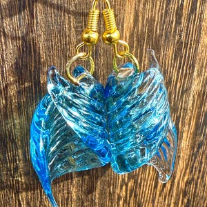 Glass Earrings - Quirky Handmade Statement Jewelry - Stained Glass Inspired