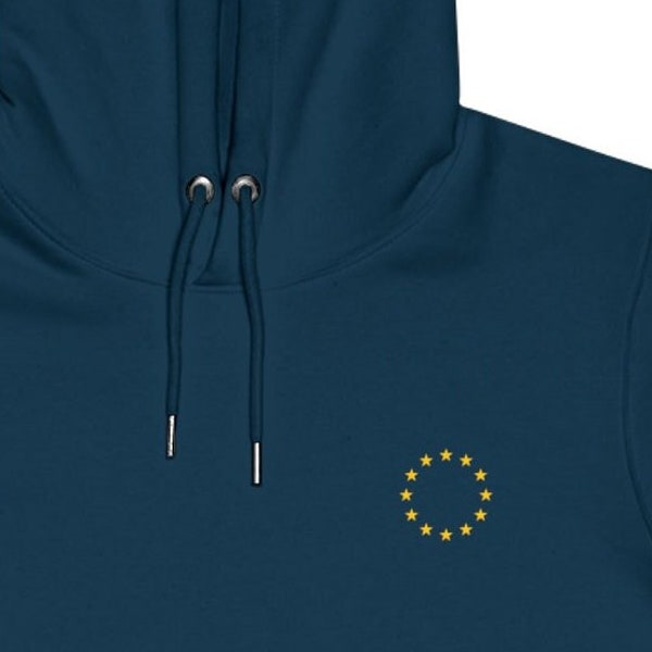 Europa Hoodie für alle Freunde von Frieden, Freiheit Demokratie : minimalistisch, bequem & nachhaltig