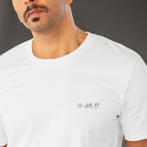 Sun Limo Bicycle T-Shirt, Bicycle Shirt, Gravelbike T-Shirt, unisex T-Shirt, Gift Cyclist