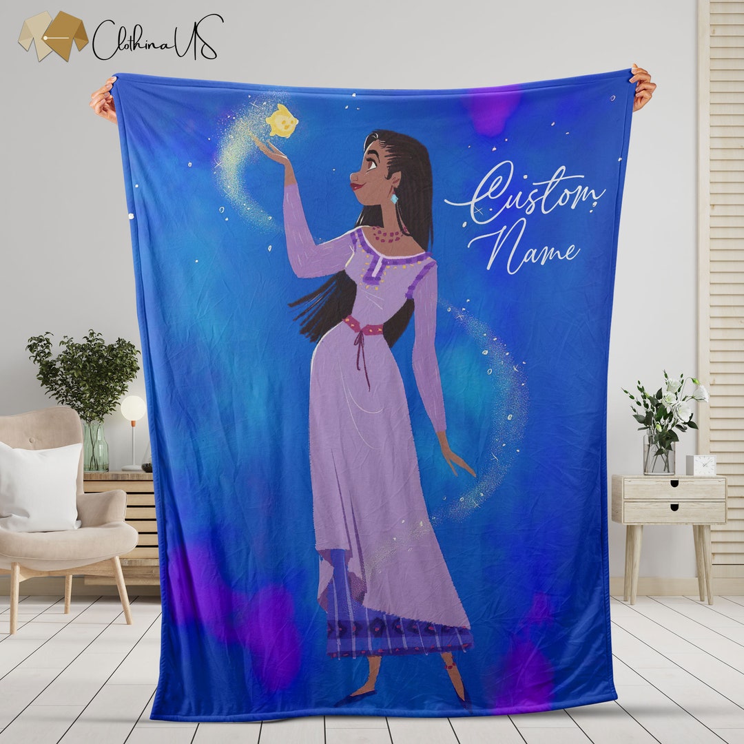 Disney Wish Blanketpixar New Movie 2023 Velveteen Etsy
