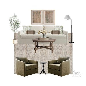 Moody Interior Design Mood Board: Home Paint & Design Selections (Instant Download) image 6