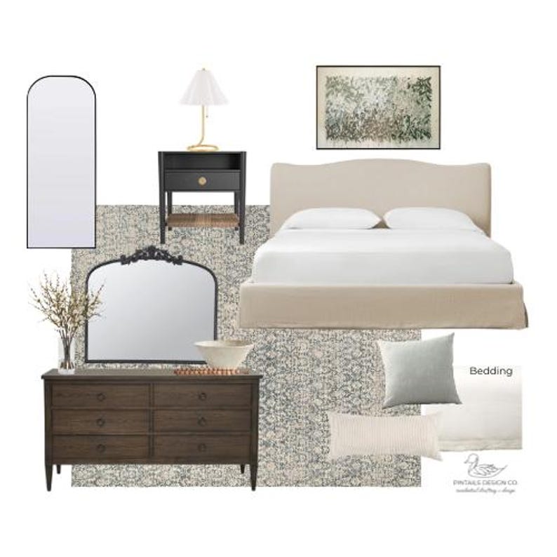 Moody Interior Design Mood Board: Home Paint & Design Selections (Instant Download) image 5