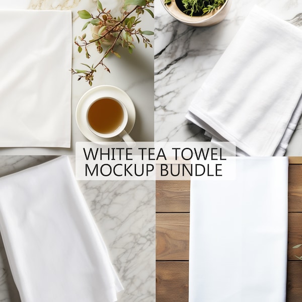 Tea Towel Mockup | Tea Towel Bundle, Towel Mockup Bundle, Tea Towel Design, Mockup Bundle, Product Mockup