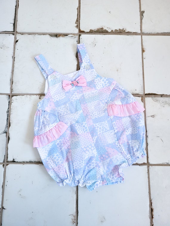 60s Vintage Tiny Tots Original Bubble Romper Size… - image 1