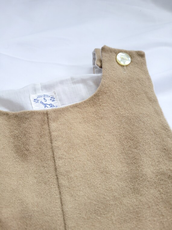 Vintage Buster Brown Wool Romper Tagged Size 5 - image 3