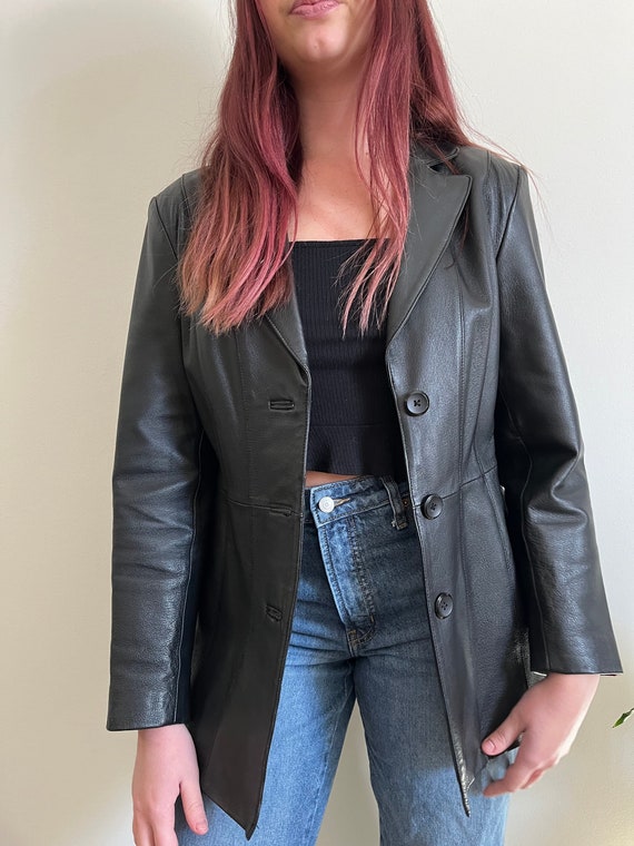 90s Leather Jacket - image 1