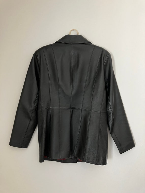 90s Leather Jacket - image 7