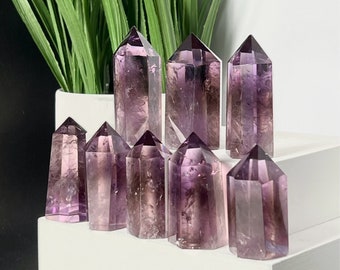 HIGH QUALITY Amethyst Towers (Dark Purple)-Natural Amethyst Crystals-Metaphysical-Reiki-Meditation-Home Decor-Gift