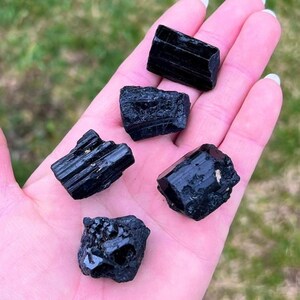 Natural Raw Black Tourmaline image 5