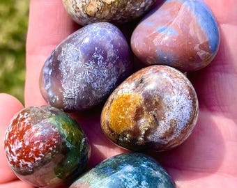 Ocean Jasper Tumble Stone