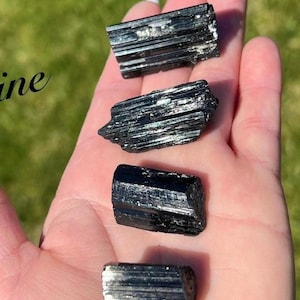 Natural Raw Black Tourmaline image 1
