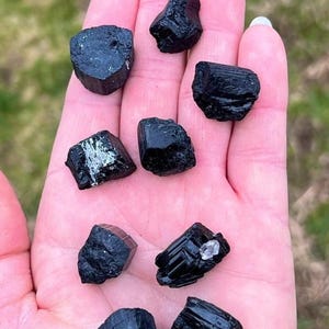 Natural Raw Black Tourmaline image 3