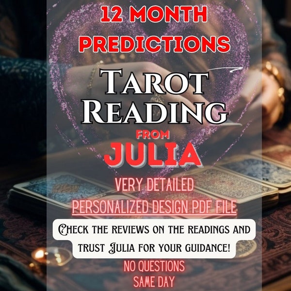 SAME HOUR 12 Month Predictions Tarot Reading | Deep Psychic Reading | Very Detailed | Psychic Predictions | Love, Soulmate, Career, Family