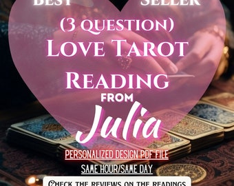 Same Hour Liebe Tarot Lesung | Sehr Detailgetreu | Tarot Kartenlegung | Tiefe psychische Lesung | Soulmate Lesung | Zweiflammige Lesung | Am selben Tag