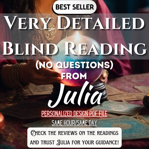 Same Hour | Blind Reading without Questions | Blind Tarot Reading | Very Detailed Psychic Reading | General Spiritual Advice | Same Day