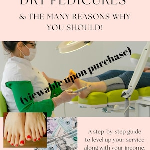 Dry Pedicure E-Book: Waterless Spa Nail Tech Guide (PDF)