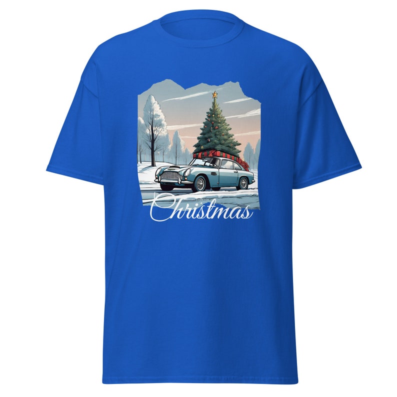 Men's Christmas T Shirt | Aston Martin | Car T Shirt | Festive T Shirt