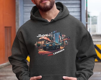 Sudadera con capucha Toyota Supra / Ropa para fanáticos de los autos JDM
