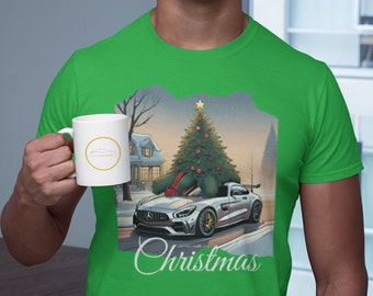 Mercedes AMG kerst-T-shirt | Cadeau autoliefhebber